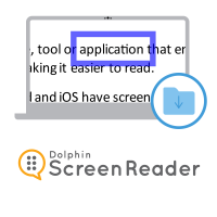  Artwork and visualisation for Dolphin SuperNova screen reader 