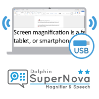 Artwork and visualisation for Supernva Magnifier and Speech