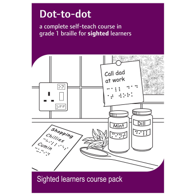 Dot-to-dot sighted learners course pack