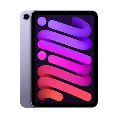 Front facing image of purple Ipad mini