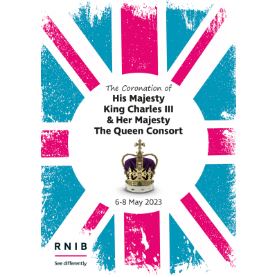 Cover design depicting the union flag and a crown