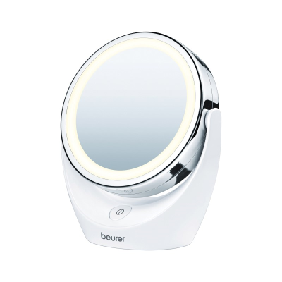 Front view of Beurer mirror against a white background