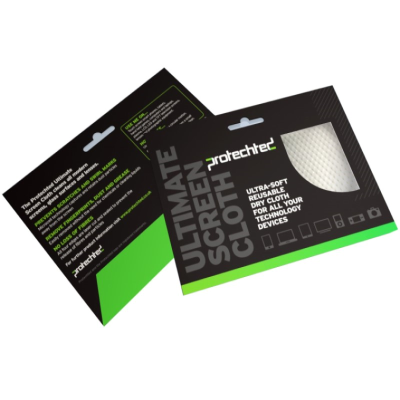 Protected ultimate screen cloth in packaging 