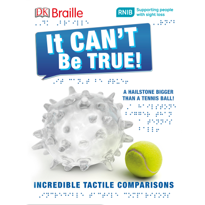 Front cover of It Can't Be True showing a tennis ball and enormous hailstone