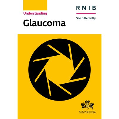 Front page of Understanding Glaucoma booklet