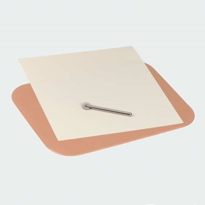 Geometry mat with sheet and embossing tool