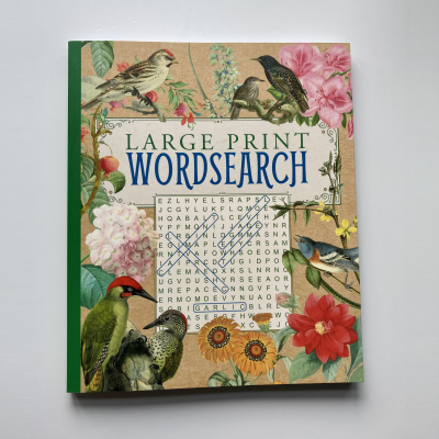 Front cover of  Large Print Wordsearch book