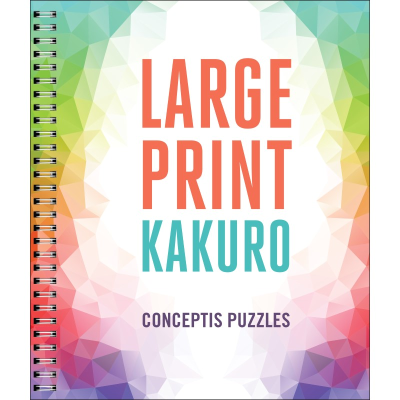 Front cover of the large print Kakuro  book