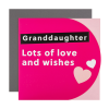 Granddaughter birthday card with envelope