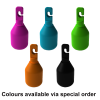 Hook style marshmallow tips in special order colours: pink, blue, orange, green and black