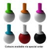 push on rolling ball tips in hilite colours: Blue, Green, Orange, Pink, plus red and black balls