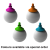 thread style rolling ball tips with special order colours: Blue, Green, Orange, Pink