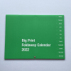 Front cover of Big Print foldaway calendar