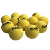 Twelve yellow balls together 