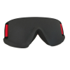 Justa blind sports mask in red