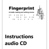 Front case for fingerprint instructional text CD