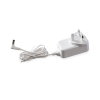 Plug and cable for desk lamp against a white background