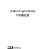 Front cover for UEB primer in braille
