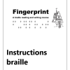 Front cover for fingerprint instructional text G2 UEB (MTO)