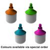 threaded roller marshmallow tips with special order colours: Blue, Green, Orange, Pink