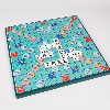 Large Print Scrabble board with tiles in play