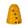 Bee hive measuring bowls stacked to form a bee hive