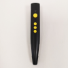 An RNIB PenFriend 3 - black unit with tactile yellow buttons