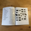 Sample page from extra large print crossword book