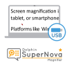 Artwork and visualisation for Supernova magnifier on USB