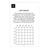 Sample page from Large Print Brain Training Puzzles showing Latin Square puzzle