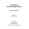 Front cover for rules of unified english braille