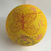 View of the butterfly image on the ball