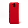 Image shows back view of red case