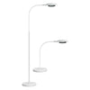 Image shows Chameleon multi task magnifier light as both a desk and floor light