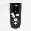 Black Ikonn Controller with contrasting buttons and tactile marking against a white background.