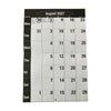 A black and white August 2027 weekly calendar page, showing days from Sunday to Saturday in a grid format on a white background.