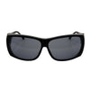 Medium FitOver eyeshield glasses with black Frame and grey tinted lenses