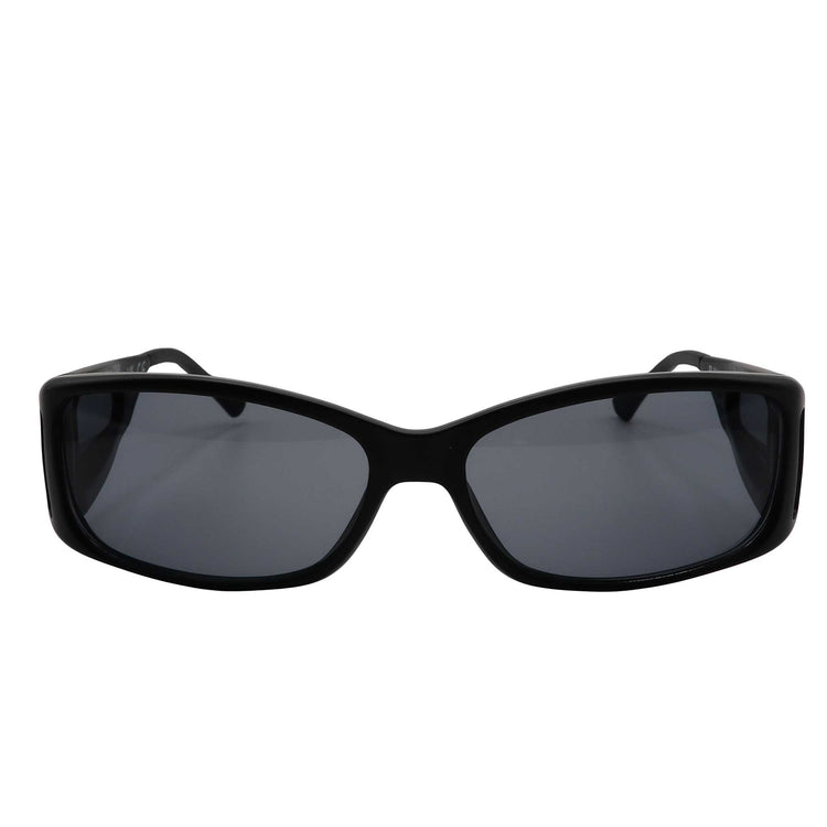 RNIB Medium Eyeshield Glasses – Black Frame, Grey Tint
