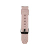 Light pink silicone strap for Synapptic smartwatch on a white background