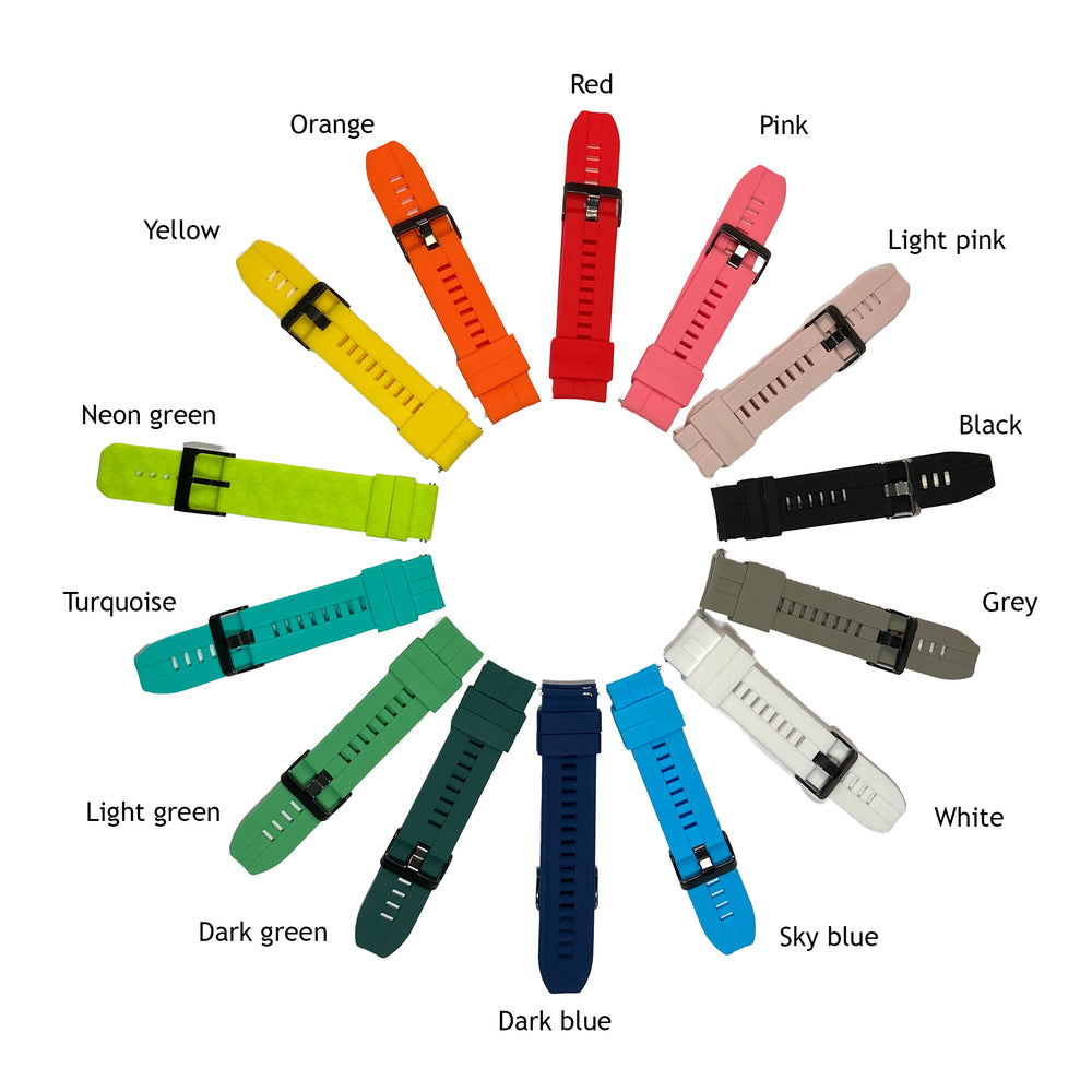 Synapptic silicone watch strap