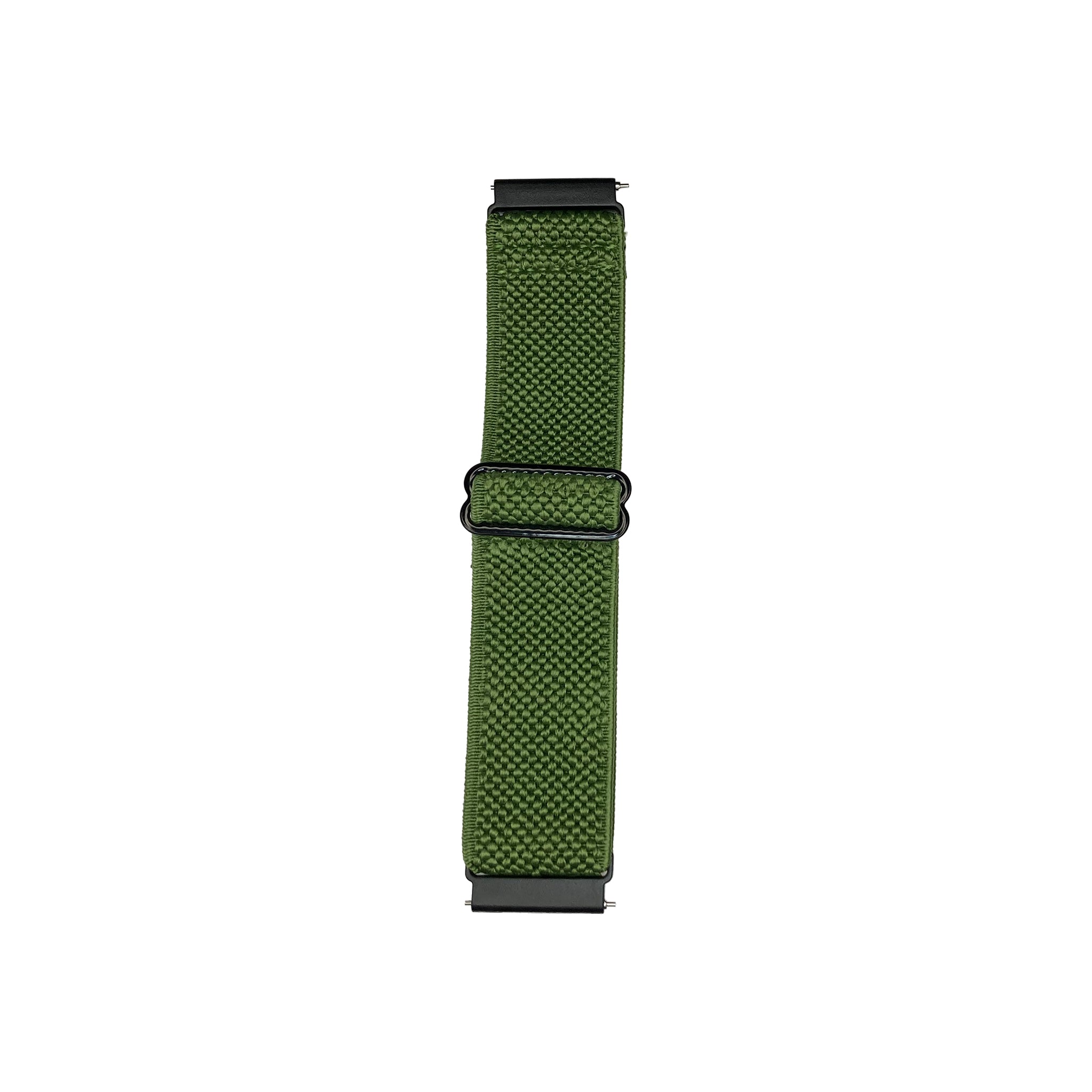 Green elasticated watch strap for Synapptic smartwatch