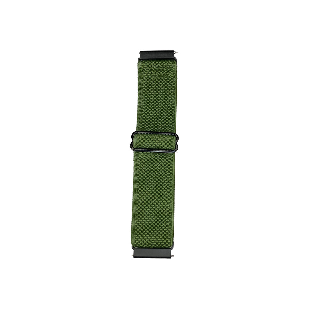 Green elasticated watch strap for Synapptic smartwatch