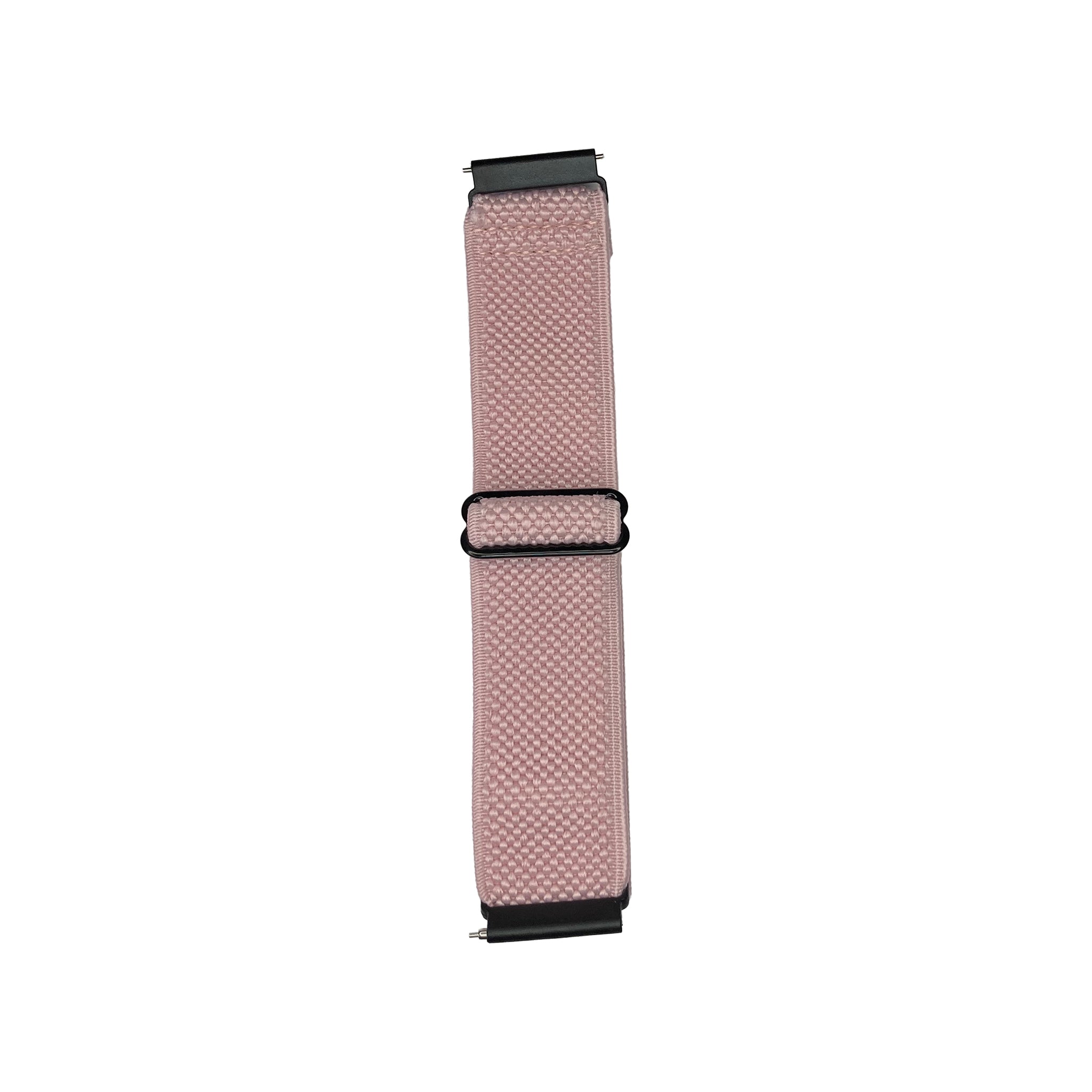 Pink elasticated watch strap for Synapptic smartwatch.