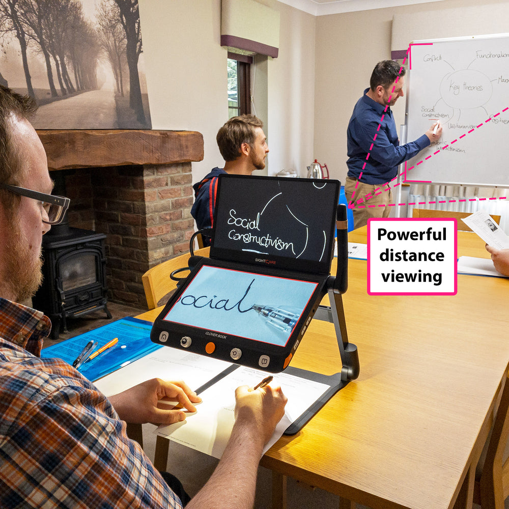 Using the CloverBook Plus as a whiteboard