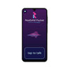 Phone displaying the RealSAM Pocket app interface on a white background