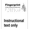 Fingerprint Instructional Text