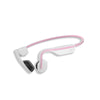 Side view of OpenMove Shokz in pink.