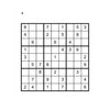 Sudoku puzzle with numbers filled in partially