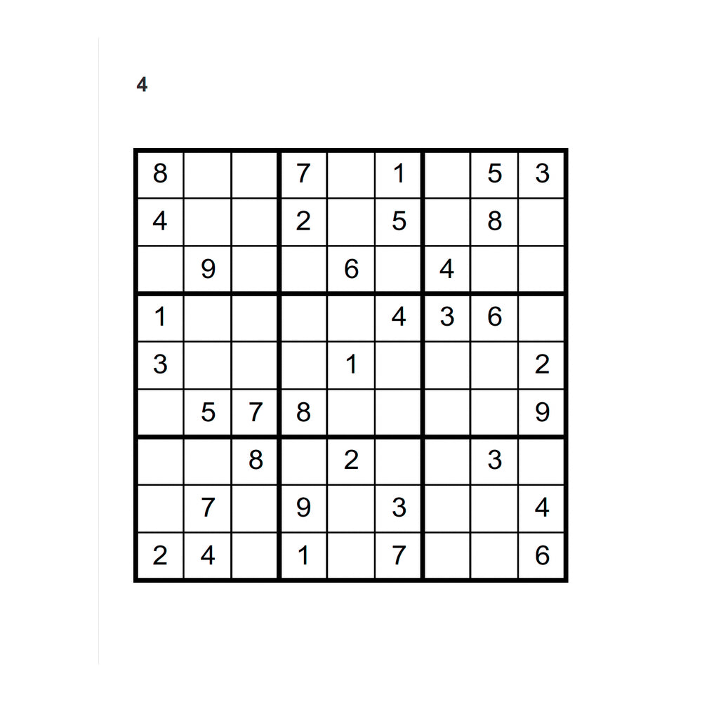 Sudoku puzzle with numbers filled in partially
