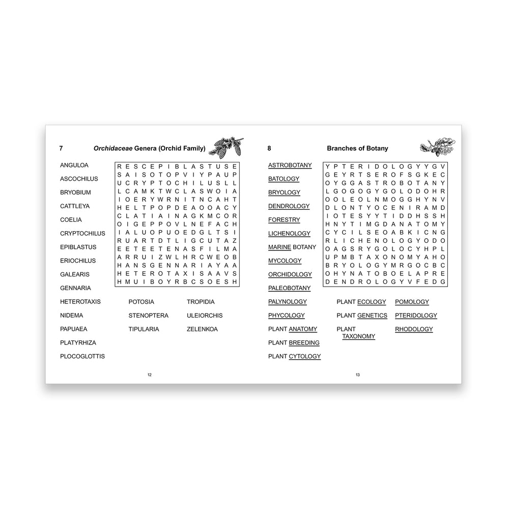 Two pages with a crossword on each page.